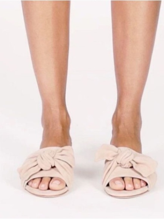 Tory Burch Shoes - TORY BURCH Women's Knot Bow Slide Sandals 10.5